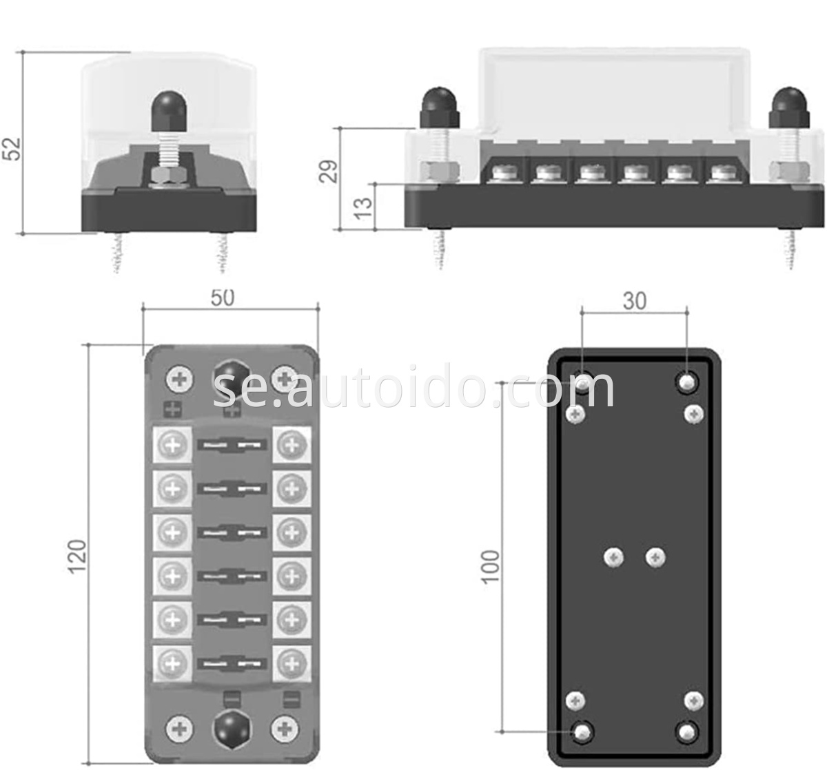 6 way fuse box